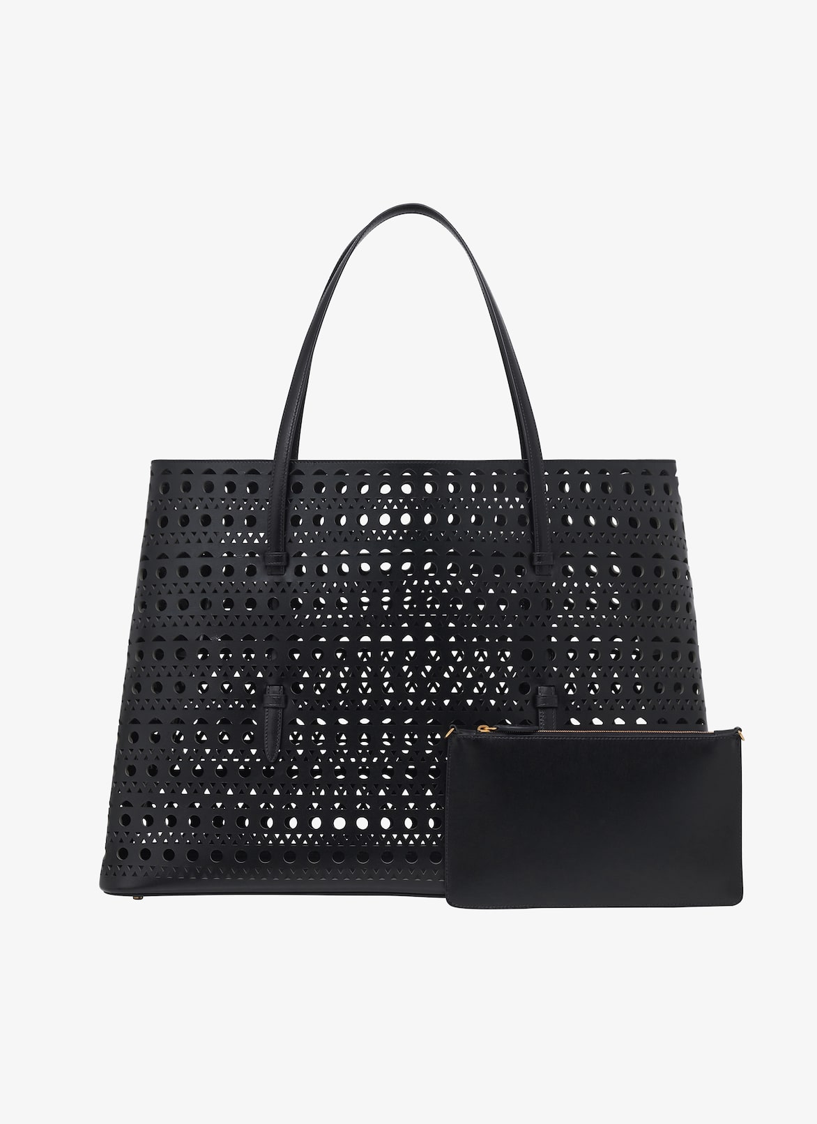 Mina 50 bag in vienne calfskin ALAÏA BLACK MINA 50 BAG IN VIENNE CALFSKIN